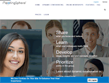 Tablet Screenshot of meetingsphere.com